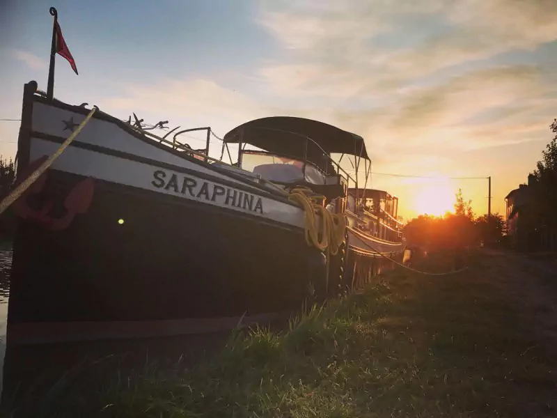 coucher de soleil du soir