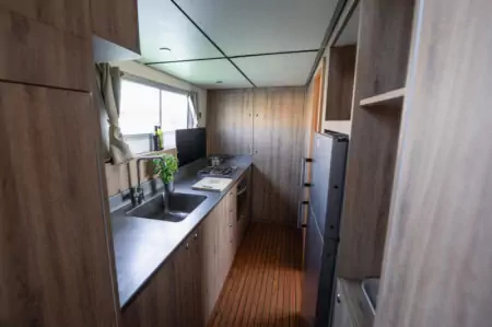 Cuisine sur le bateau