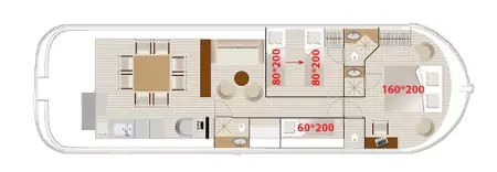 Boat plan Les Canalous FPP La Péniche P Les Canalous FPP