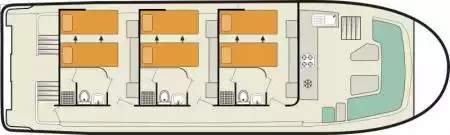 Boat plan Le Boat Vision 3 Le Boat