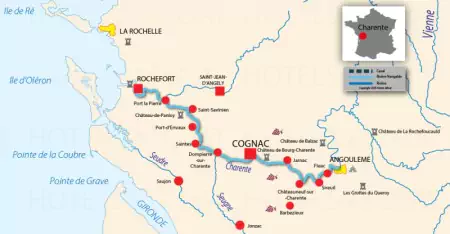 Carte La Charente
